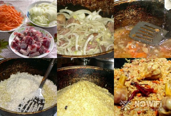 Рецепт плова из свинины