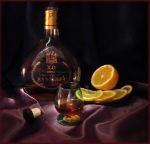 Коньяк с лимоном